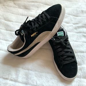 Black Puma Suede